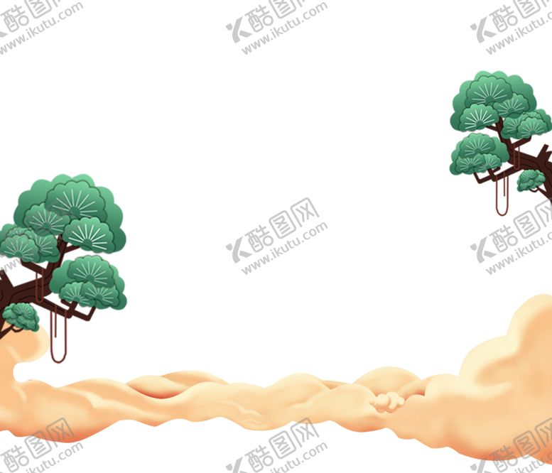 编号：87501806251924027677【酷图网】源文件下载-水墨松树