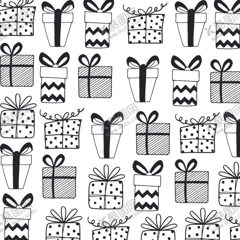 编号：33506409260015377170【酷图网】源文件下载-黑白涂鸦