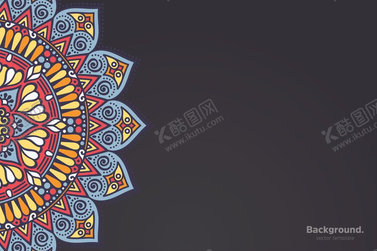 编号：87868704181216277470【酷图网】源文件下载-图案花纹曼陀罗