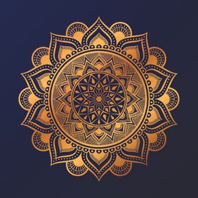曼陀罗万花筒图案