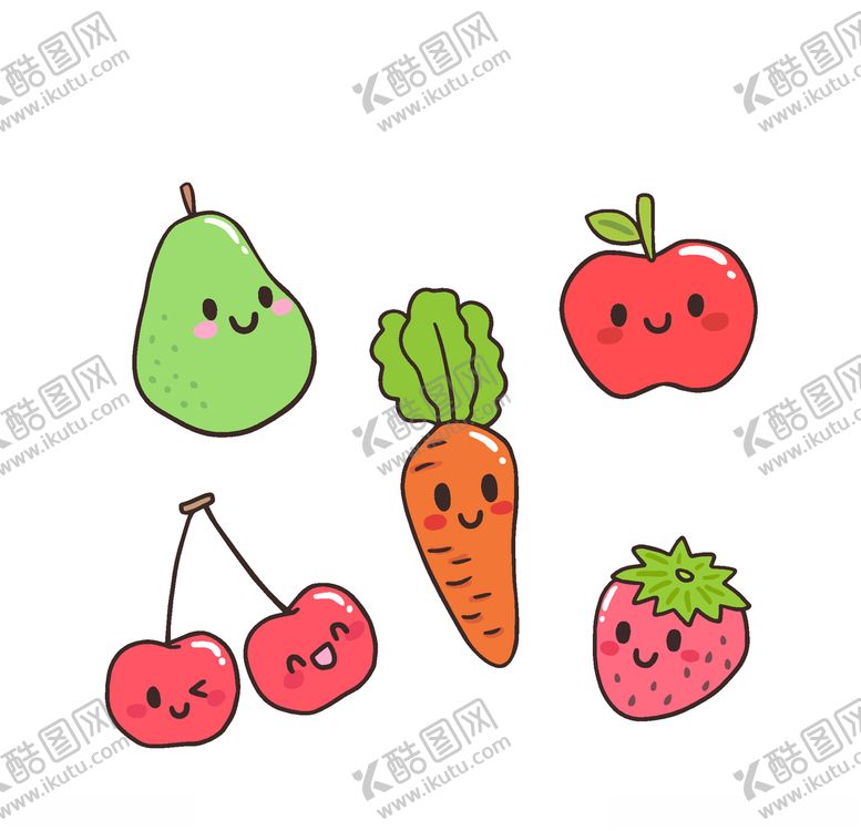 编号：89970107091929491266【酷图网】源文件下载-可爱食物