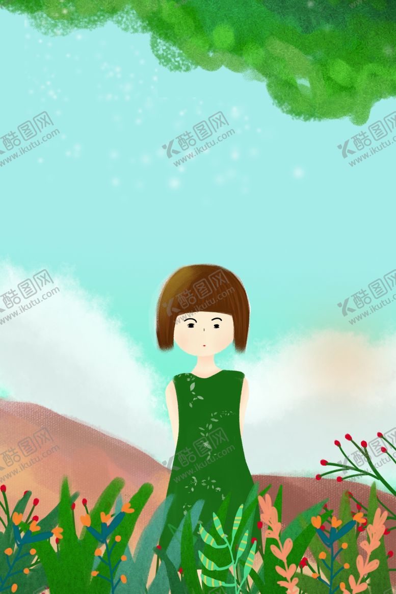 编号：93240409252343384284【酷图网】源文件下载-绿色背景