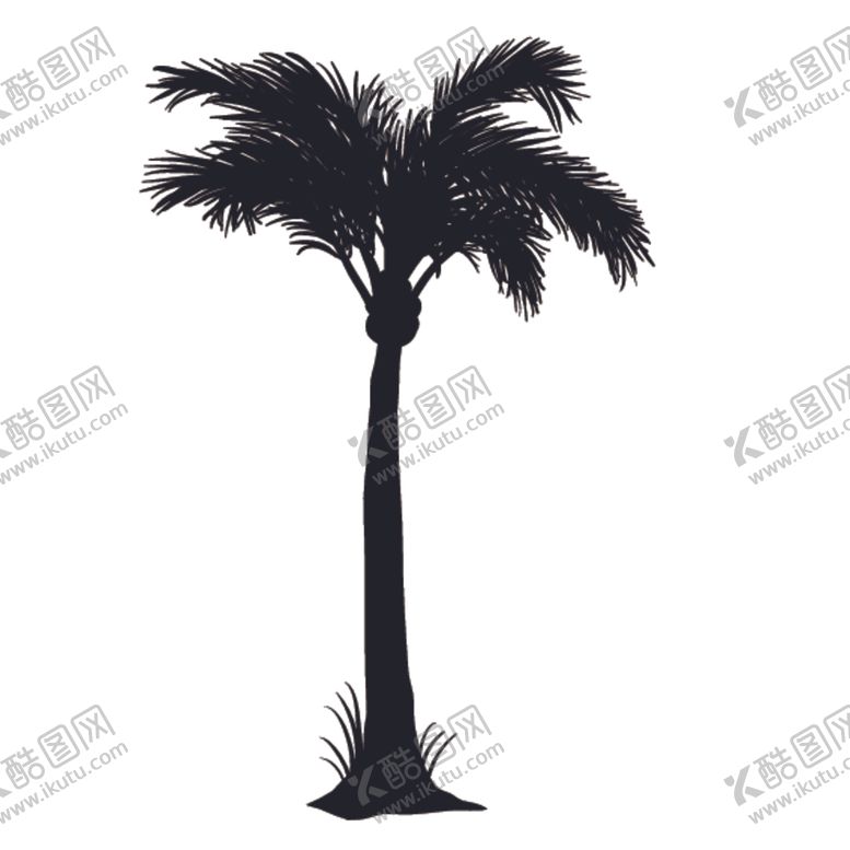 编号：96909010040210223360【酷图网】源文件下载-植物树木剪影