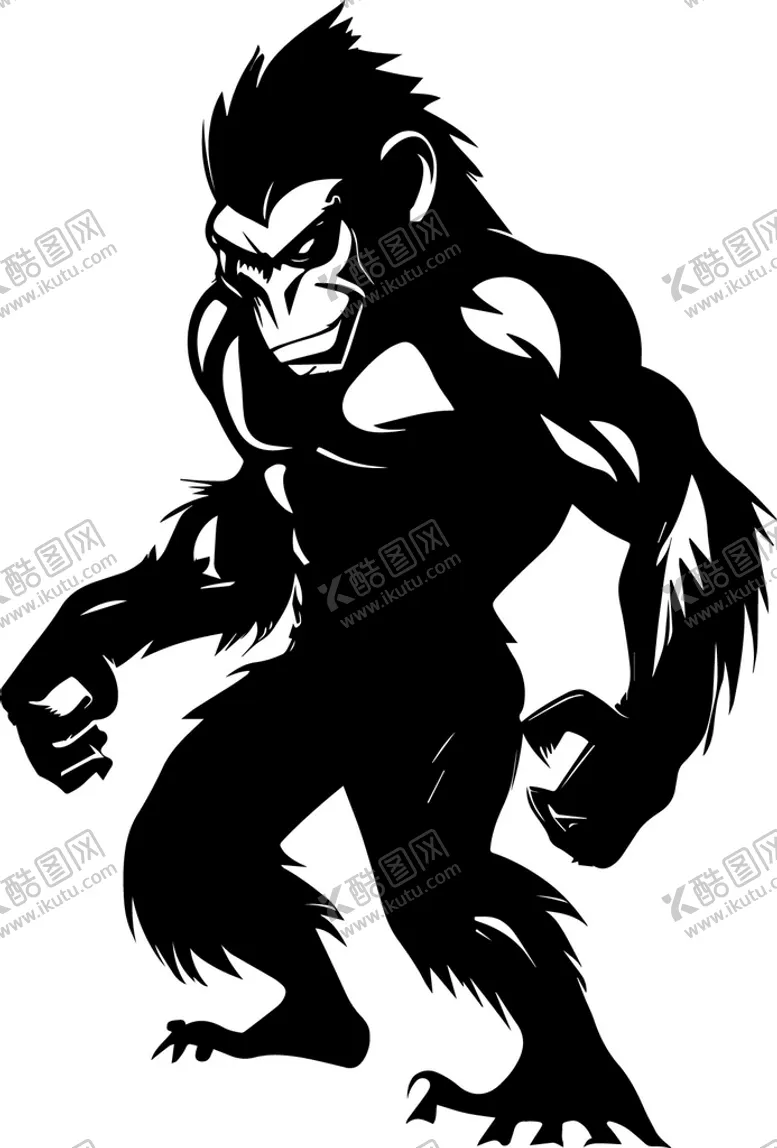 编号：01648309262008567361【酷图网】源文件下载-猿猴矢量素材