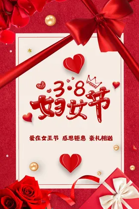 妇女节海报38快乐38图片魅丽王