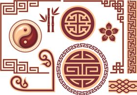 中国风花纹