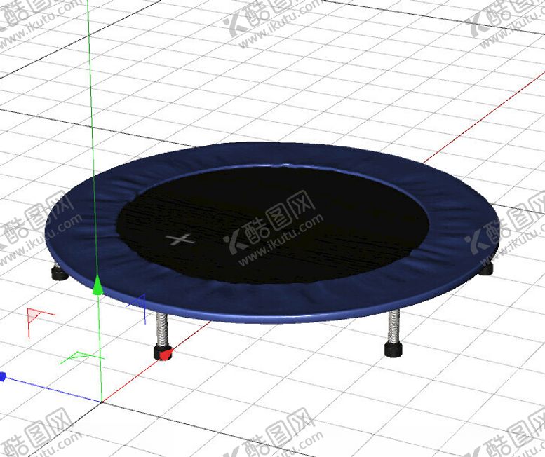 编号：73058502212123322473【酷图网】源文件下载-C4D模型蹦床