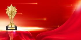 红色喜庆签到企业背景海报素材