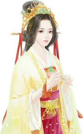 古装帅哥美女插画图片英雄中国风二次元