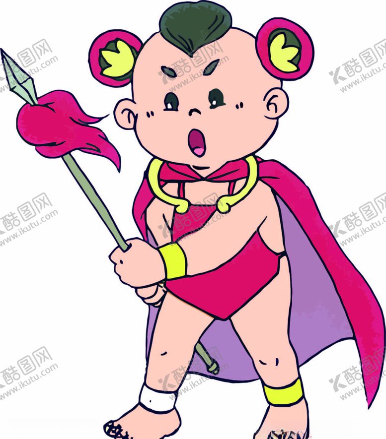 编号：59637407070459388859【酷图网】源文件下载-红孩儿卡通形象设计