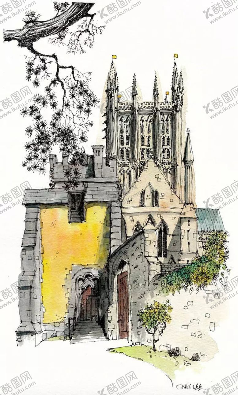 编号：54364609171526575561【酷图网】源文件下载-卡通街道