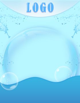 创意广告婴儿护肤详情泡泡可爱图