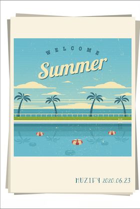 夏日旅行海报