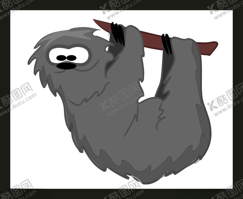 编号：17661201311655109401【酷图网】源文件下载-手绘卡通考拉