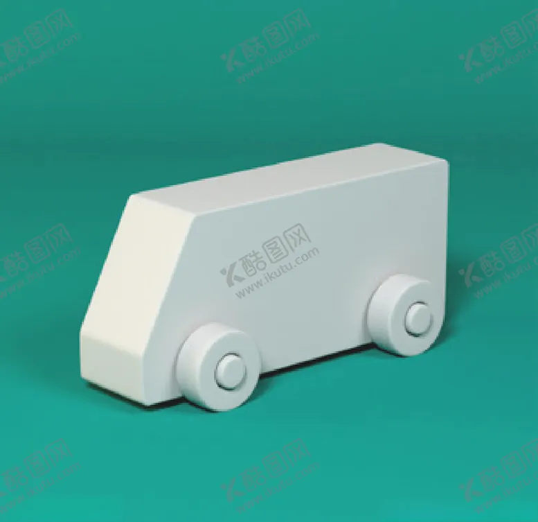 编号：50323606191334439678【酷图网】源文件下载-箱式货车玩具模型