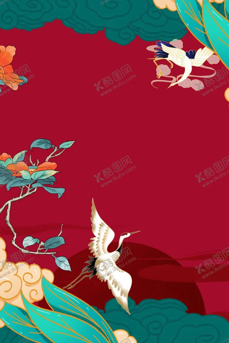 编号：28809901130713531279【酷图网】源文件下载-国潮风背景