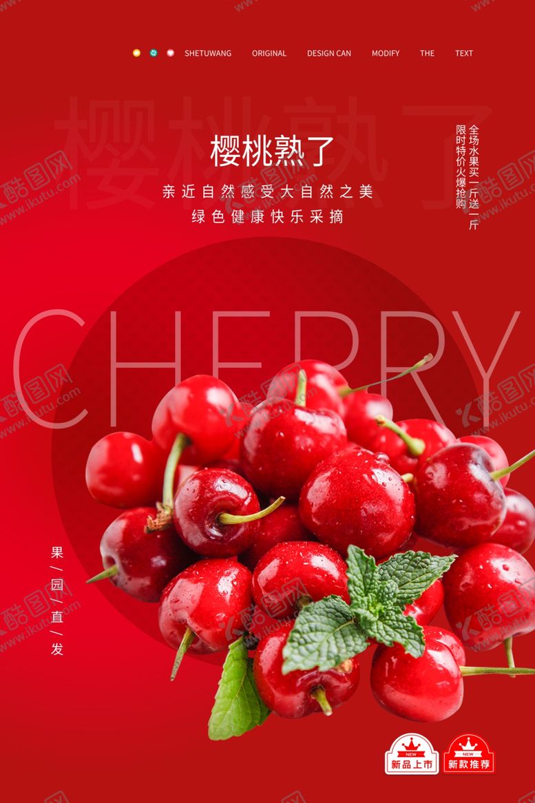 编号：64779507032018524075【酷图网】源文件下载-樱桃