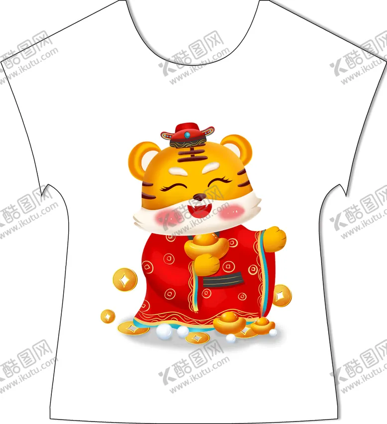 编号：34610810052048211824【酷图网】源文件下载-虎年   烫画   数码印花 