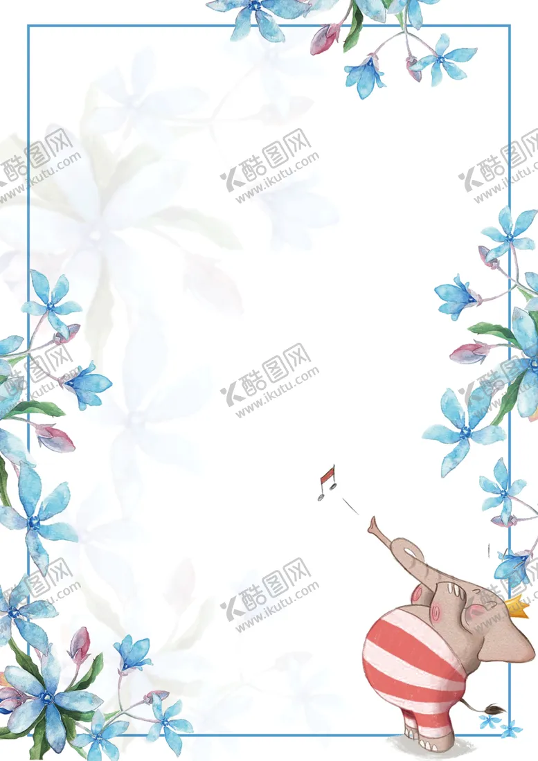 编号：13358601290507226747【酷图网】源文件下载-卡通动物植物背景模板