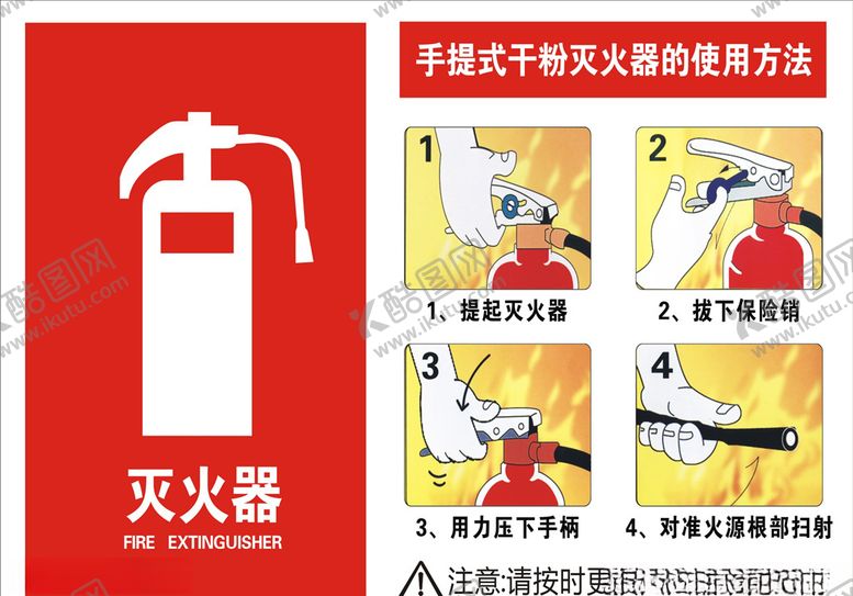 编号：58411110040709592304【酷图网】源文件下载-灭火器使用方法灭火器使用方