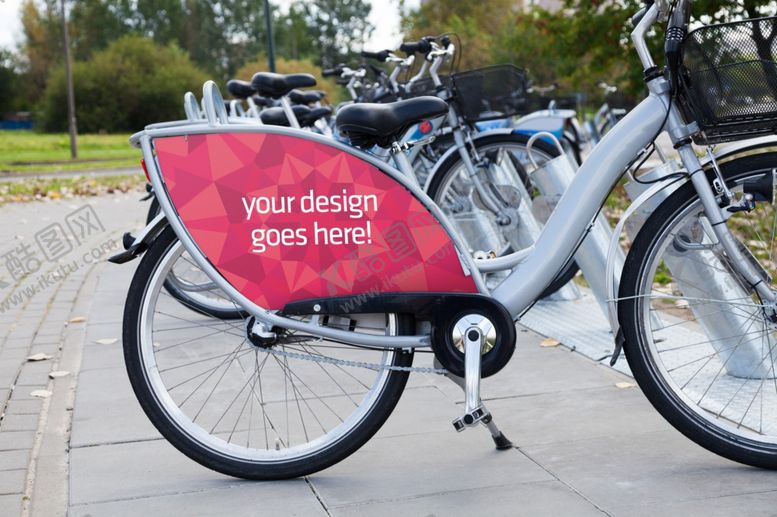 编号：76992809190728243271【酷图网】源文件下载-自行车单车贴图样机