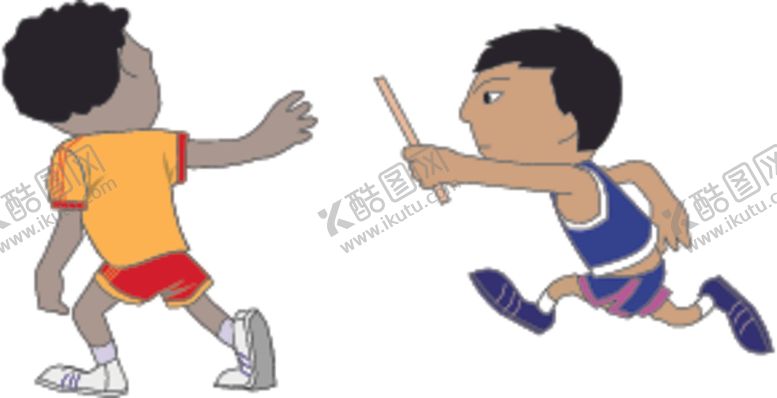 编号：50631807012313368173【酷图网】源文件下载-接力跑步