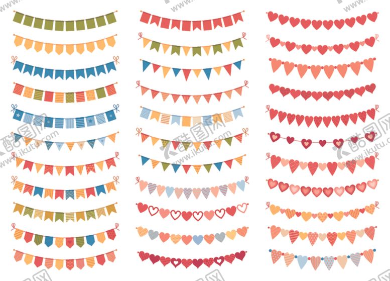 编号：32664404072357504733【酷图网】源文件下载-彩旗吊旗