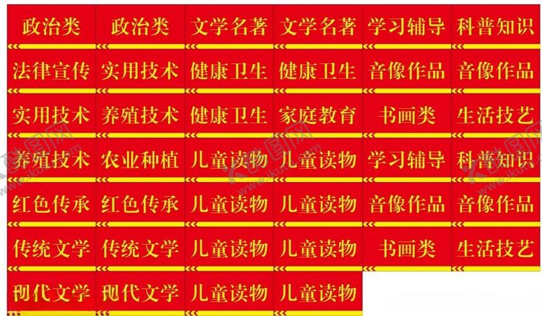 编号：36403902211236177880【酷图网】源文件下载-书籍分类标签