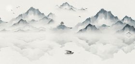 意境水墨山水