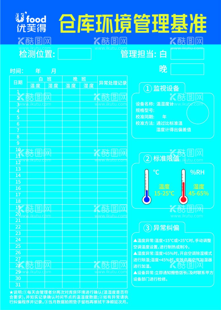 编号：59083609150917200928【酷图网】源文件下载-仓库环境管理基准 标识标牌