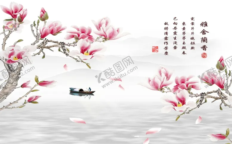 编号：61494006251601385494【酷图网】源文件下载-花卉背景墙