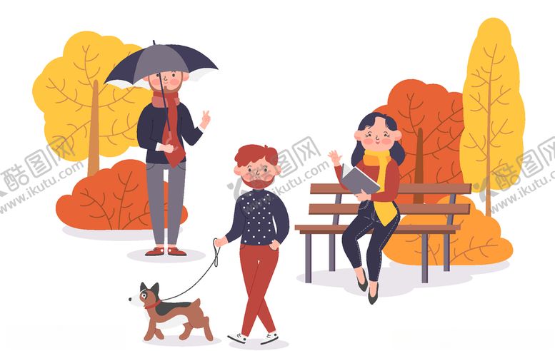 编号：34536607081825463210【酷图网】源文件下载-穿秋装的人