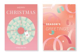 圣诞贺卡设计模板