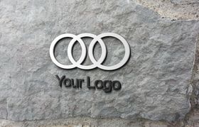 logo样机智能对象立体应用