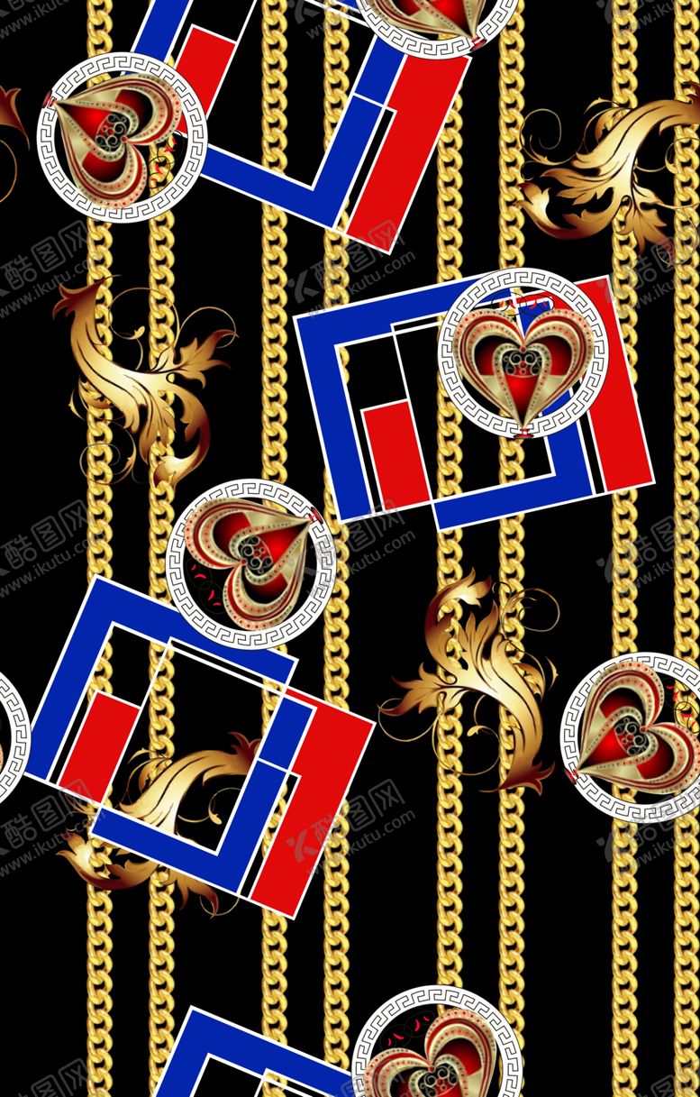 编号：94697909120703352893【酷图网】源文件下载-范思哲链条心框
