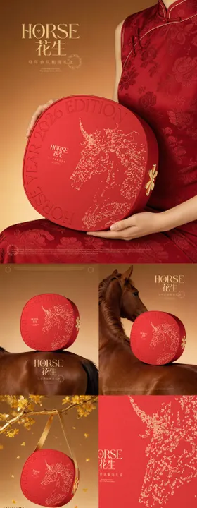 马年香氛创意礼盒设计