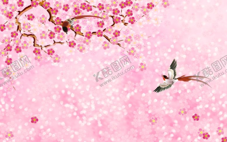 编号：51831210251508364612【酷图网】源文件下载-花卉背景墙
