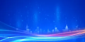 蓝色科技背景主kv高端kv地产kv活动展板