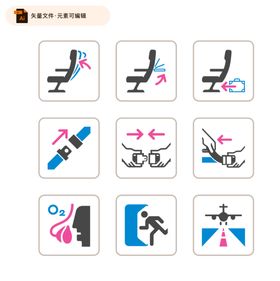 航空安全提示标识