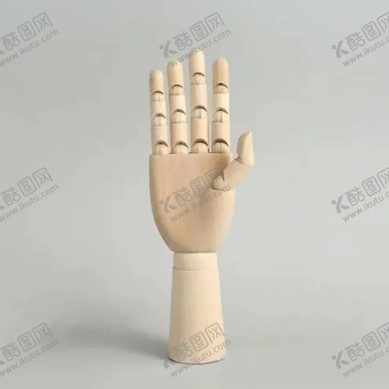 编号：41672301191258364824【酷图网】源文件下载-C4D模型木头手