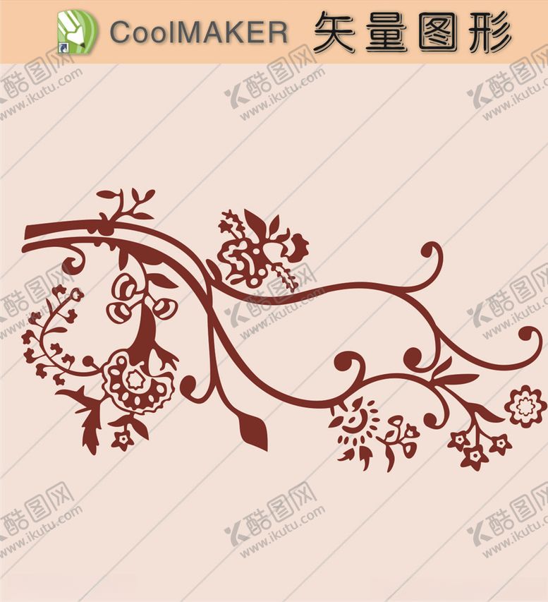 编号：98069009271945063813【酷图网】源文件下载-花草剪纸花草壁纸简洁手绘