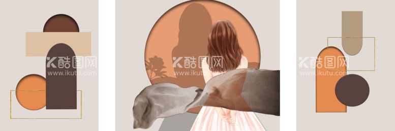 编号：63728312160424253660【酷图网】源文件下载-美女装饰画