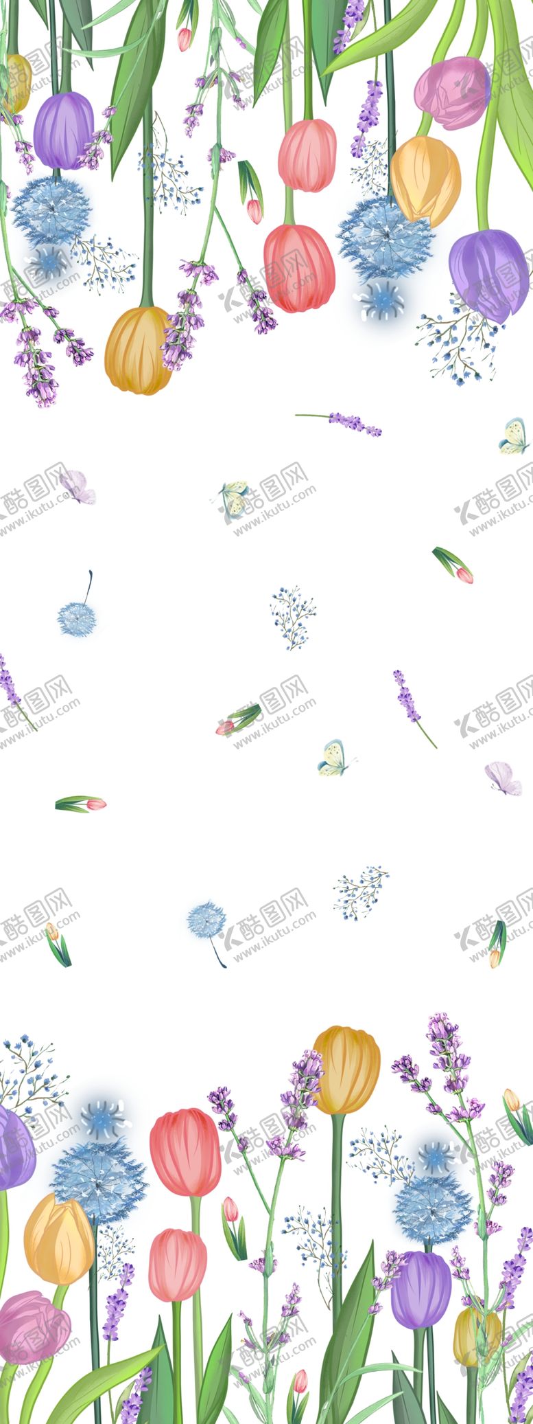 编号：85642909150556552930【酷图网】源文件下载-桌布花纹旗子紫色薰衣草