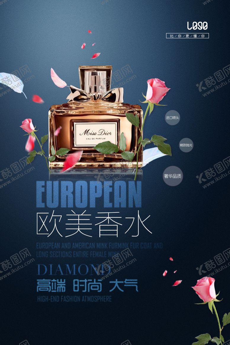 编号：90545204201354314336【酷图网】源文件下载-香水促销海报
