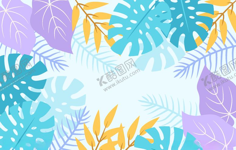 编号：68335509141001511616【酷图网】源文件下载-叶子背景