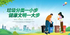 垃圾分类指南回收社区标语