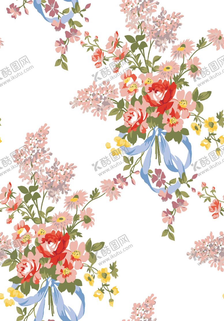 编号：96560704042324224351【酷图网】源文件下载-花卉图案设计