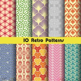 复古圆形图案素材集合