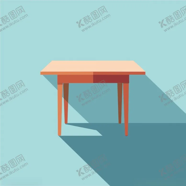 编号：75976201301714592298【酷图网】源文件下载-扁平风格桌子