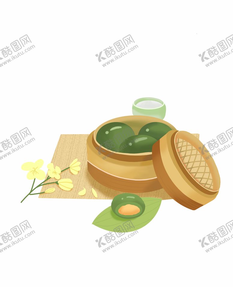 编号：34229311210232323351【酷图网】源文件下载-青团插画素材